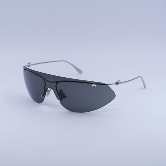 ?️ New Bottega Veneta BV1272S 002 Sunglasses - Silver Frame, Grey Lenses main image 5